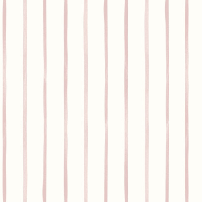 DECORAMA - 11250103 - Papier Peint Vinyle Sur Intissé Rayure Léonie Rose
