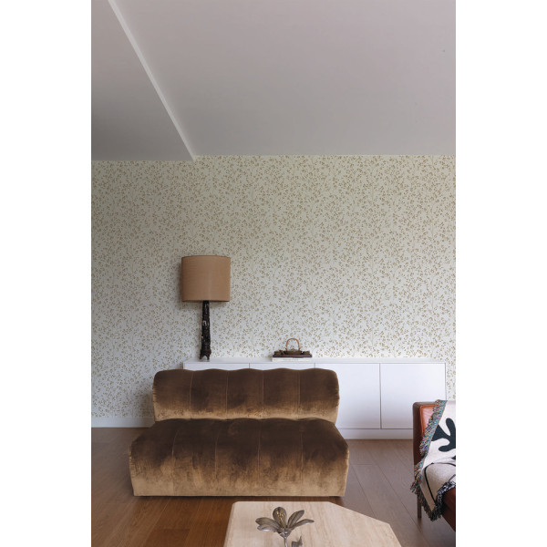 DECORAMA - A71401 - Papier Peint Vinyle Intissé Calluna Or