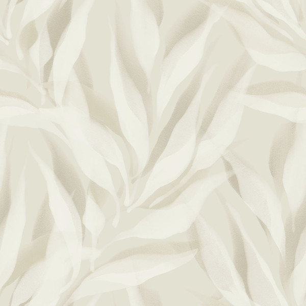 DECORAMA - A76101 - Papier Peint Vinyle Intissé Feuille Ombre Beige
