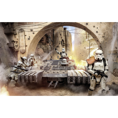 KOMAR - Papier Peint Panoramique Star Wars Tanktrooper 400 x 250 cm
