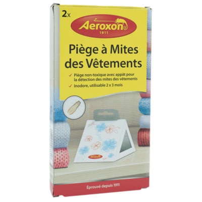 AEROXON - Pièges à Mites des Vêtements x2