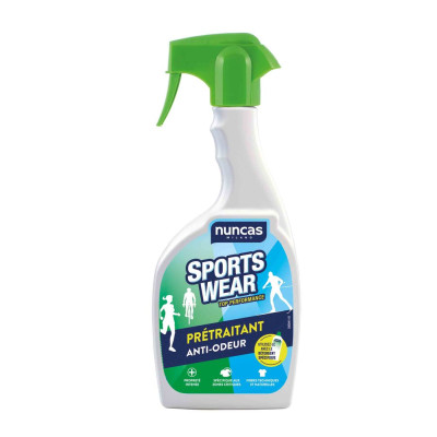 NUNCAS - Désodorisant Sportswear Prétraitant 500 ml