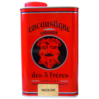 LES TROIS FRERES - Encaustique Liquide Pure Térébenthine 0.5L - Incolore