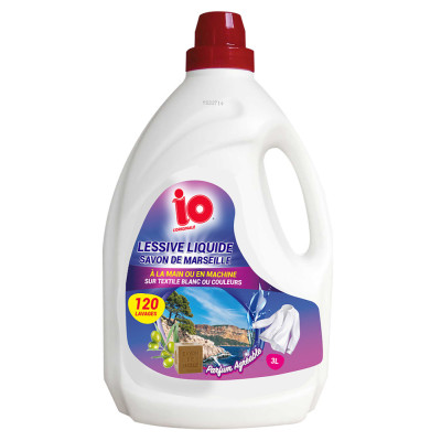 IO - Lessive Liquide Au Savon De Marseille 3L
