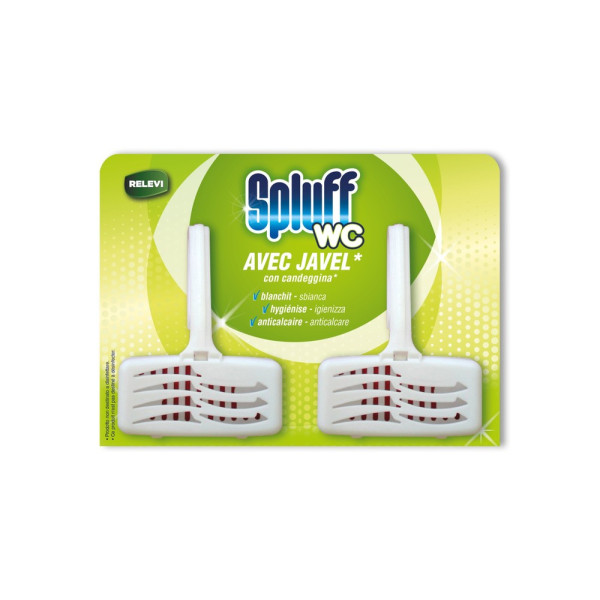 SPLUFF - Blocs WC Javel 2 x 40 g