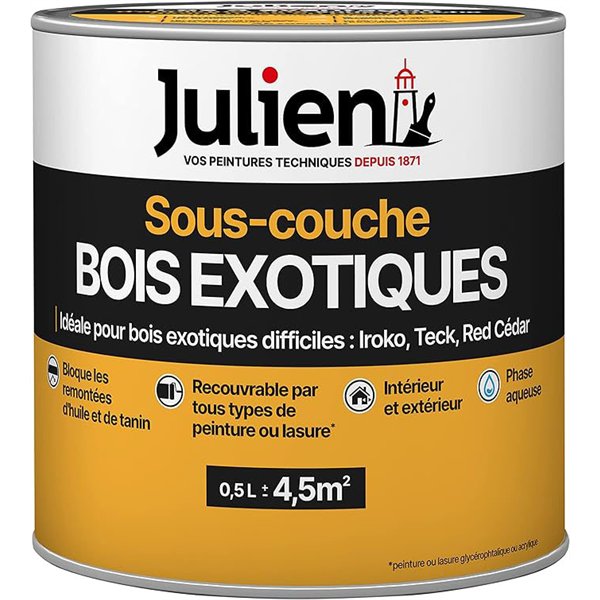 JULIEN - J8 - Bois Exotiques et Résineux Blanc 0.5L