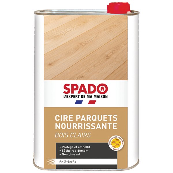 SPADO - Cire parquet chêne clair 1L