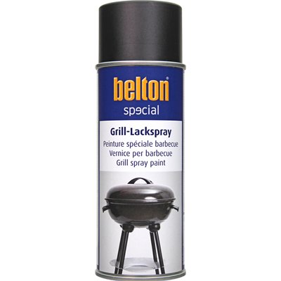 BELTON - Peinture SPECIAL Barbecue Noire Mat Aérosol 400ml