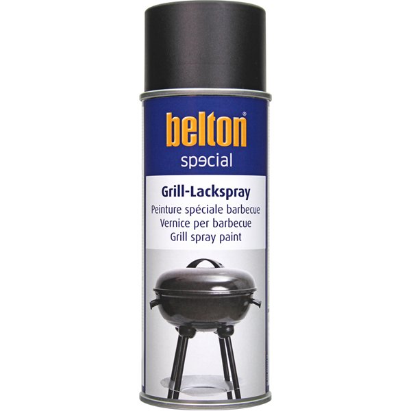 BELTON - Peinture SPECIAL Barbecue Noire Mat Aérosol 400ml