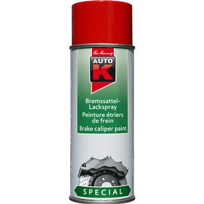 AUTO K - Peinture Pour Étriers de Freins Rouge Aérosol 400ml