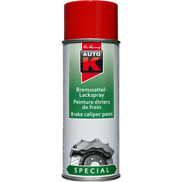 AUTO K - Peinture Pour Étriers de Freins Rouge Aérosol 400ml
