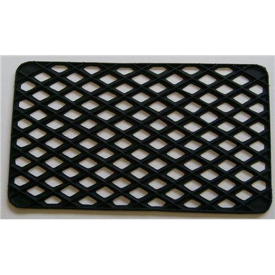 BTB - Grille Rectangulaire Caoutchouc Noir 33x56cm
