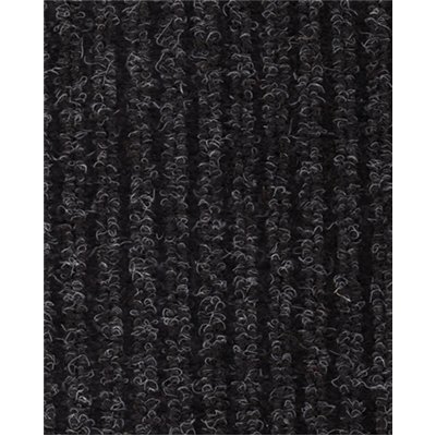 DECORAMA - Imazu Tapis Aiguilleté Côtelé Classique Gris Anthracite 2m x 25m