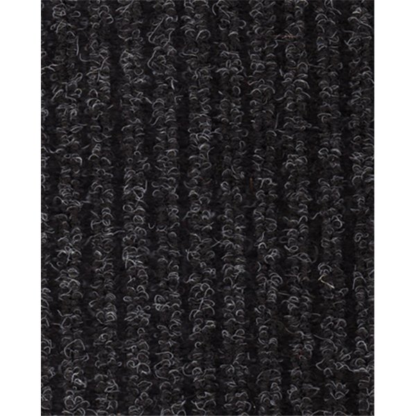 DECORAMA - Imazu Tapis Aiguilleté Côtelé Classique Gris Anthracite 2m x 25m