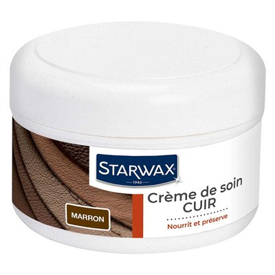 STARWAX - Crème Rénovante du Cuir Marron 150ml