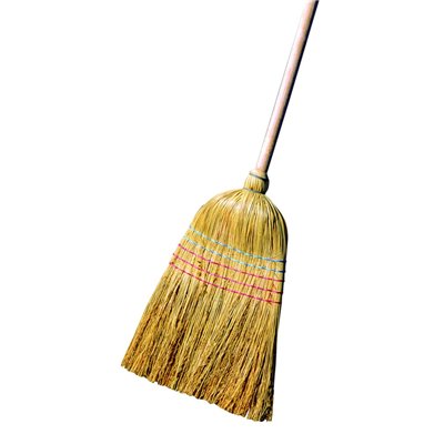 ROULOR - Balai Paille de Riz 5 Fils Avec Manche