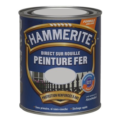HAMMERITE - Hammerite fer bril.laque 0.75l argent 070743