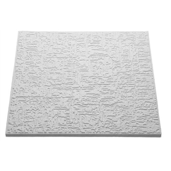 NMC - Decoflair Bianco T102 Dalle Plafond 500x500x10mm Pack 2m²