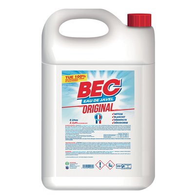BEC - Javel Original 2.6% Chlore Actif 5L TP2 4