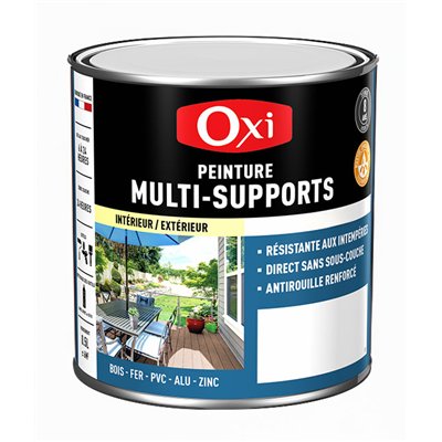 OXI - PEINT.TOP 3 BOIS FER PVC 500ML BLANC CREME