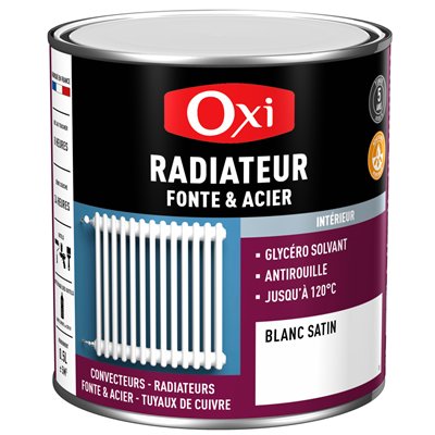 OXI - Radiateur spécial fonte blanc satin 0.5l