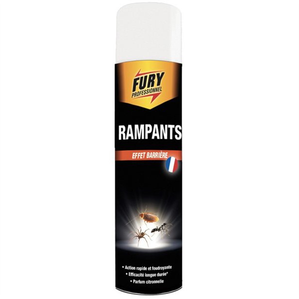 FURY - Rampants Insecticide Effet Barrière Aérosol 400ml