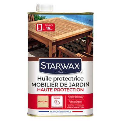 STARWAX - Huile protectrice bois exte.teck 1l 193