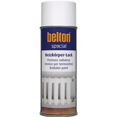 BELTON - Peinture SPECIAL Radiateur 80° Aérosol 400ml Blanc pur