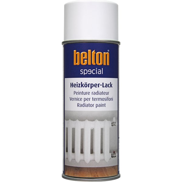 BELTON - Peinture SPECIAL Radiateur 80° Aérosol 400ml Blanc pur