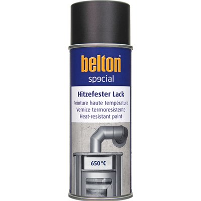 BELTON - Peinture SPECIAL Haute Température 650° Aérosol 400ml Noir