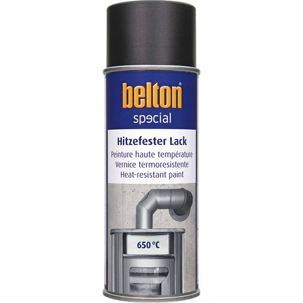 BELTON - Peinture SPECIAL Haute Température 650° Aérosol 400ml Noir