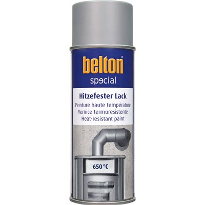 BELTON - Peinture SPECIAL Haute Température 650° Aérosol 400ml Argent