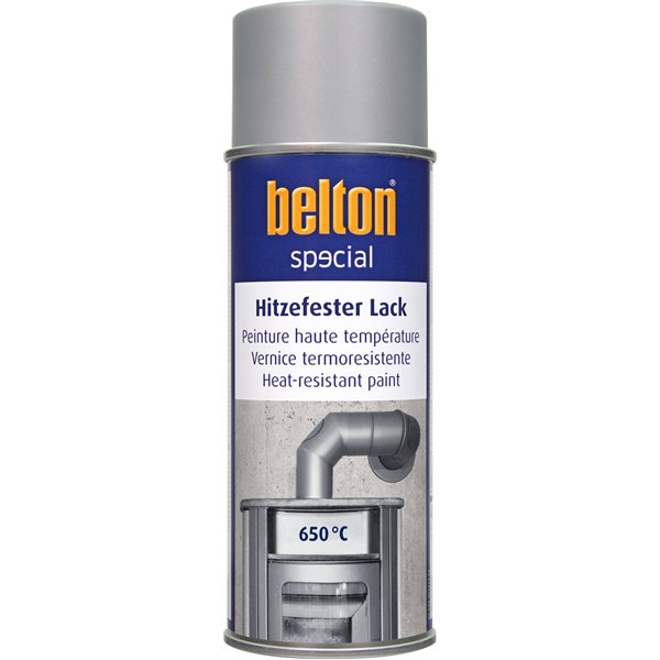 BELTON - Peinture SPECIAL Haute Température 650° Aérosol 400ml Argent