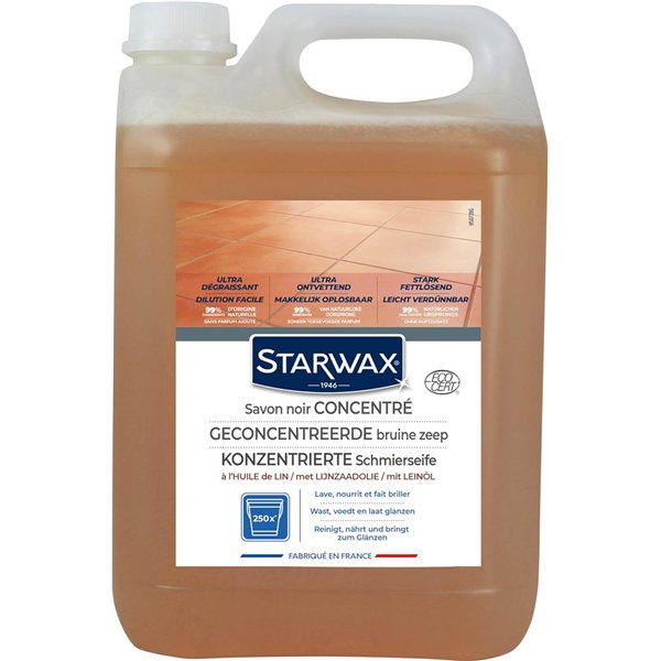 STARWAX - Savon noir huile de lin 5L Starwax