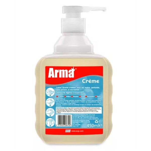 DEB - Arma crème flacon pompe 450ml cre450ml