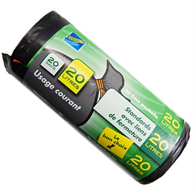 PUBLI EMBAL - Sacs Poubelle "Standards" Noir en Rouleau