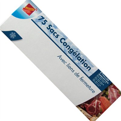 SPHERE - Lot de 75 sacs de congélation - 3 formats assortis