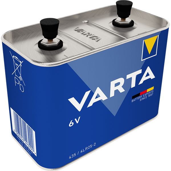 VARTA - Pile spécifique porto 6v 4lr25/2 alcal.metal
