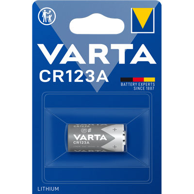 VARTA - PILE LITHIUM PHOTO CR123A 3V PROF BLISTER DE 1