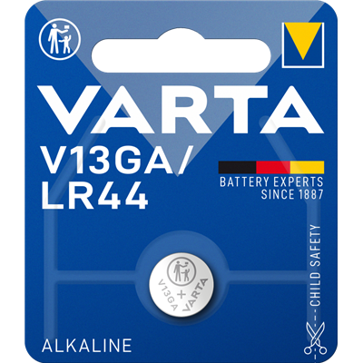 VARTA - Pile Alcaline 1.5V LR44 Blister de 1 Pile