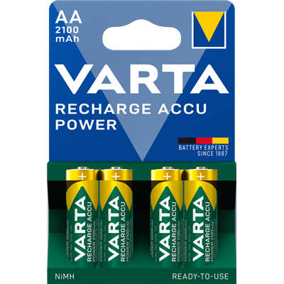 VARTA - ACCU RECHARGEABLE HR6 "x4" 2100