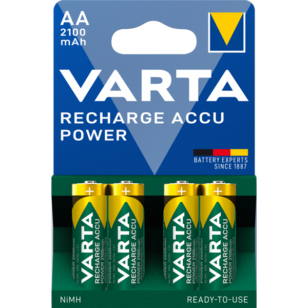 VARTA - ACCU RECHARGEABLE HR6 "x4" 2100