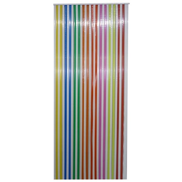 MOREL - Rideau de Porte Lanières Antilles Tutti Frutti 90x220cm