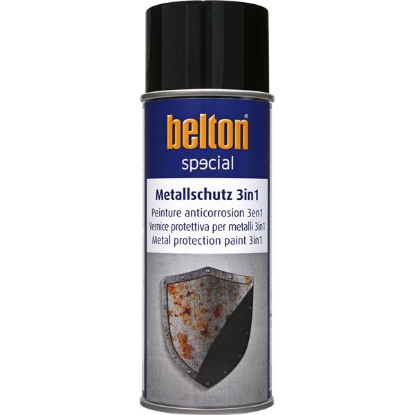 BELTON - Peinture SPECIAL Anticorrosion 3 en 1 Aérosol 400ml noir
