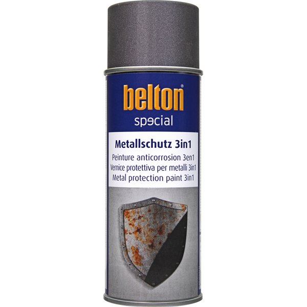 BELTON - Peinture SPECIAL Anticorrosion 3 en 1 Aérosol 400ml anthracite