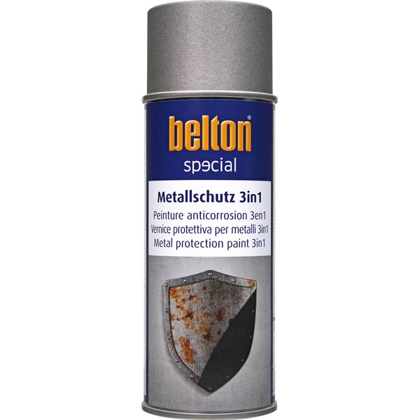 BELTON - Peinture SPECIAL Anticorrosion 3 en 1 Aérosol 400ml argent métal