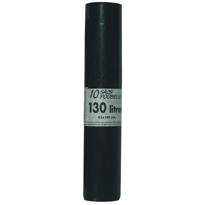 PUBLI EMBAL - Sacs Poubelle "Renforcés" Noirs en Rouleau