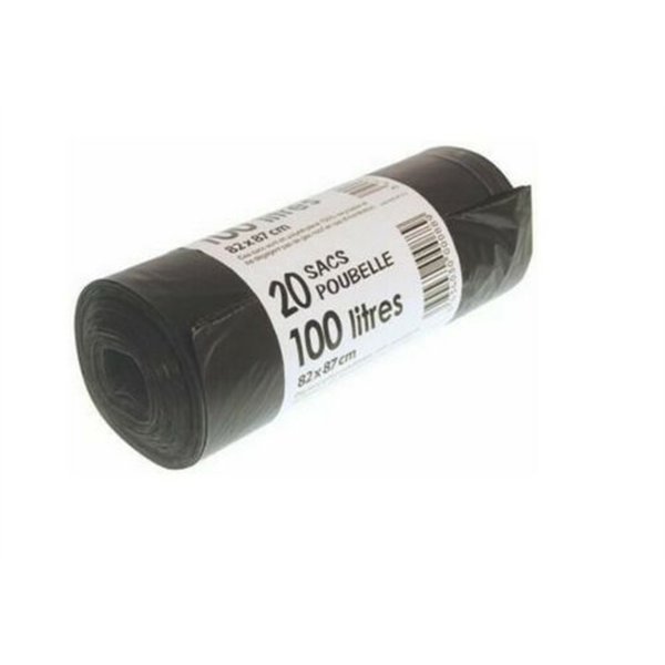 PUBLI EMBAL - Sacs Poubelle "Standard" Noir Rouleau de 20 Sacs