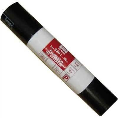 SPHERE - Housse de conteneur - 330 L - x10 - noir