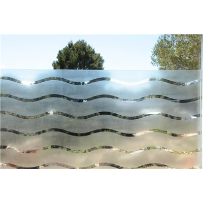 ACCESS DECO - Film Vitrostatique 3D Vague 90cmx20m